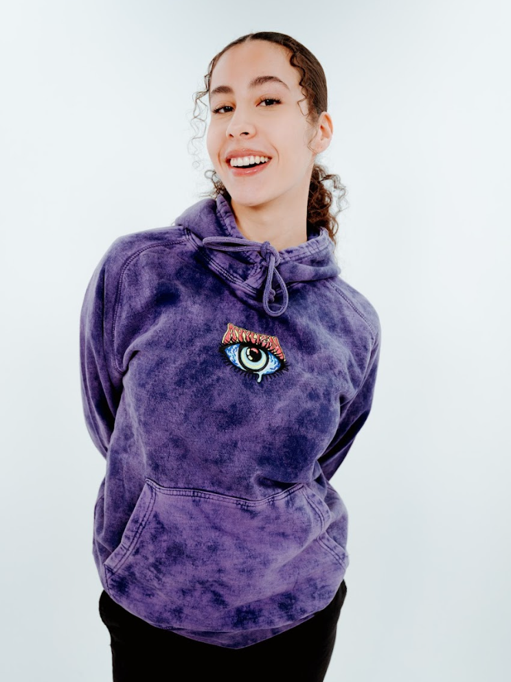 Psychedelic Explore Your Mind Hoodie Purple Ayylien