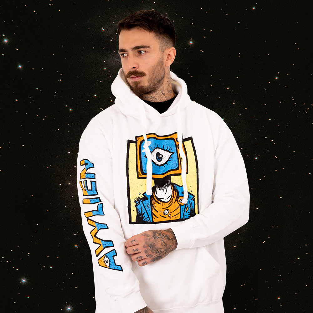 Boys hoodie online white