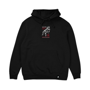 Horror hoodie black and top white
