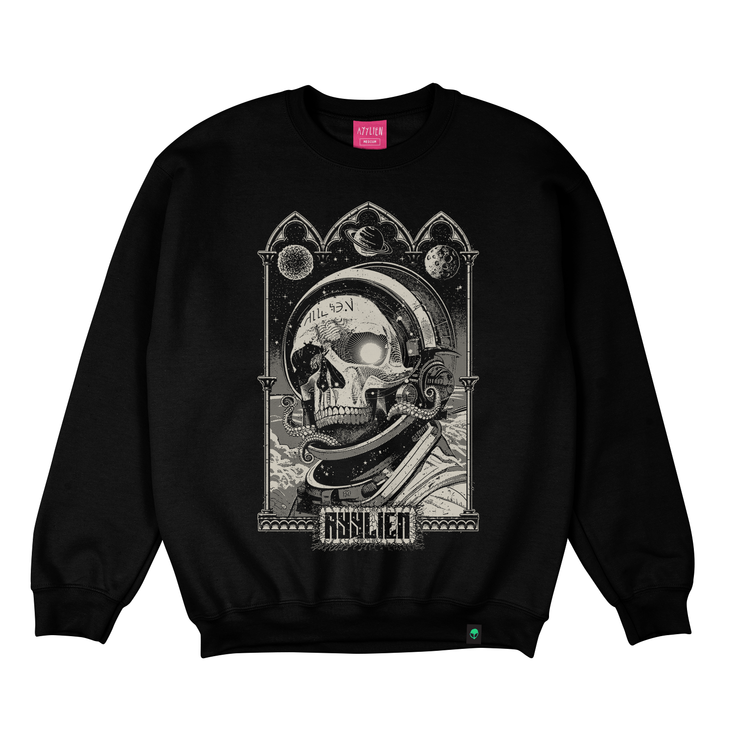 Ayylien Space Helmet Crewneck